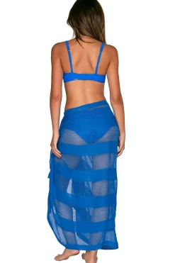 Online Sunsets Electric Blue Paradise Pareo