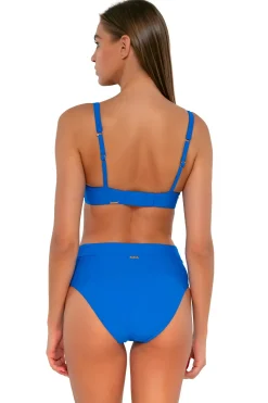 Online Sunsets Electric Blue Summer Lovin V-Front Bottom