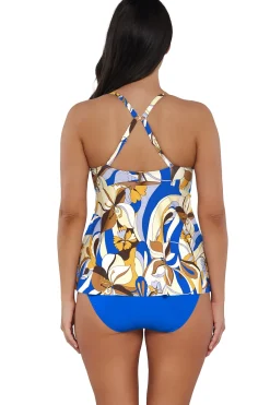 Hot Sunsets Escape Bali Bungalow Tori Tankini Top