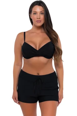 Clearance Sunsets Escape Black Laguna Swim Short