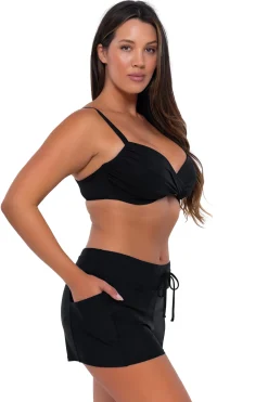 Clearance Sunsets Escape Black Laguna Swim Short