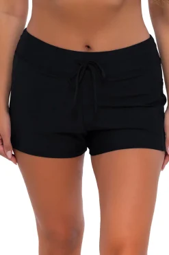 Clearance Sunsets Escape Black Laguna Swim Short