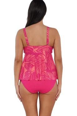 Best Sunsets Escape Blushing Palms Sandbar Rib Marin Tankini Top