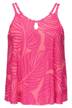 Discount Sunsets Escape Blushing Palms Sandbar Rib Sadie Tankini Top