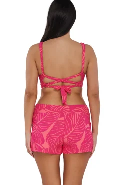 New Sunsets Escape Blushing Palms Sandbar Rib Laguna Swim Short