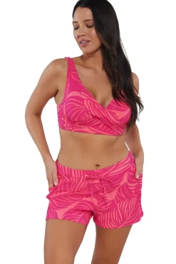 New Sunsets Escape Blushing Palms Sandbar Rib Laguna Swim Short