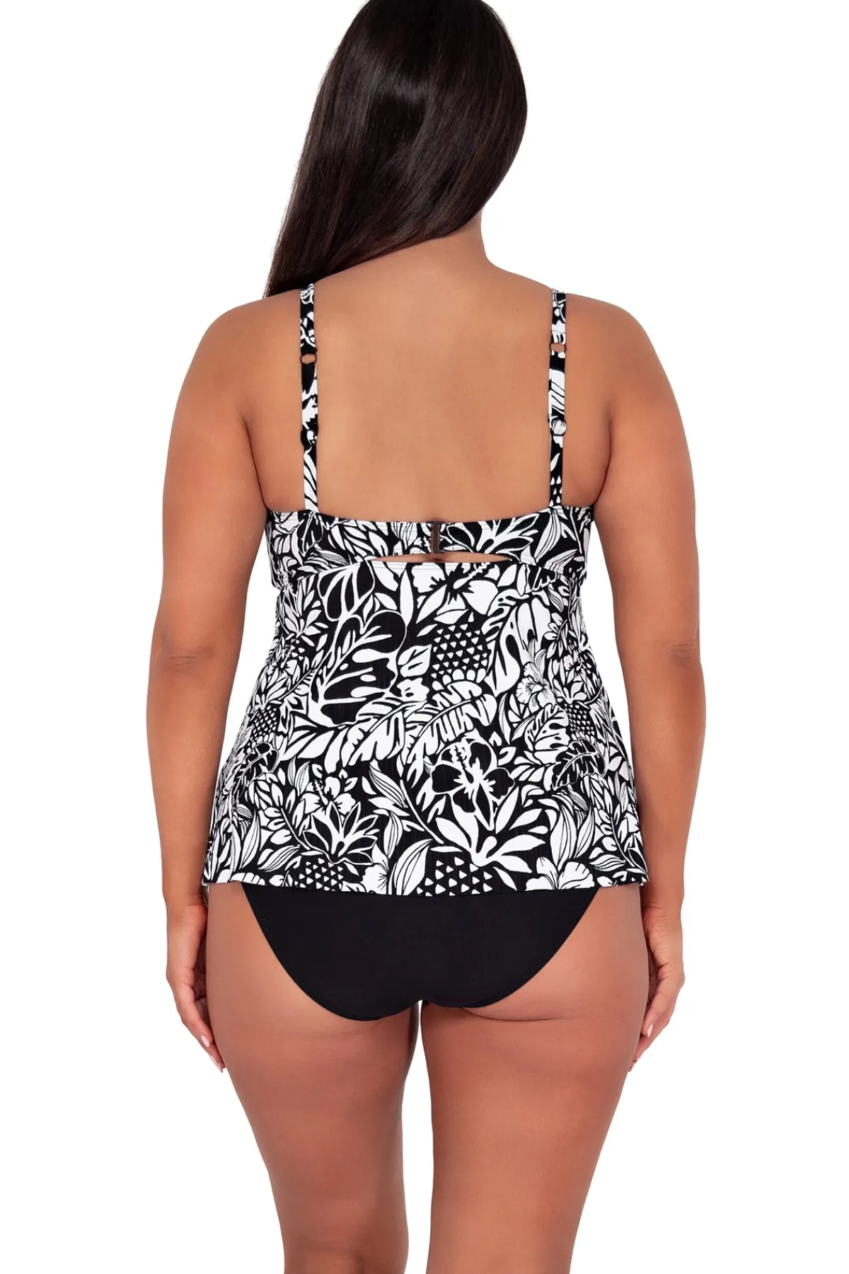 Discount Sunsets Escape Caribbean Seagrass Texture Tori Tankini Top