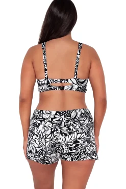 Hot Sunsets Escape Caribbean Seagrass Texture Laguna Swim Short