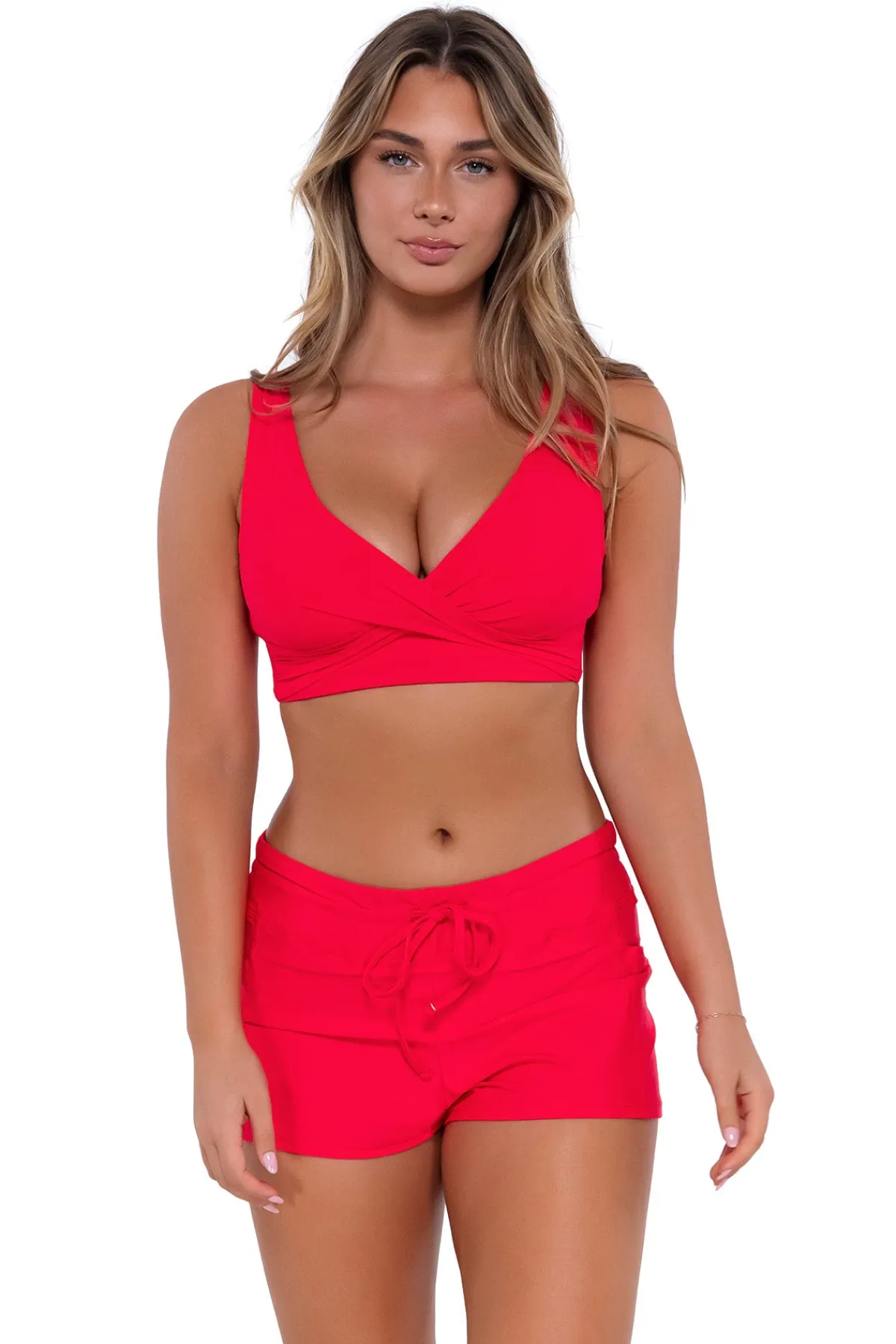 New Sunsets Escape Geranium Laguna Swim Short