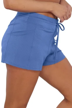 Outlet Sunsets Escape Harbor Blue Sandbar Rib Laguna Swim Short