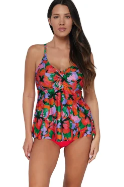 Outlet Sunsets Escape Hummingbird Cove Tori Tankini Top