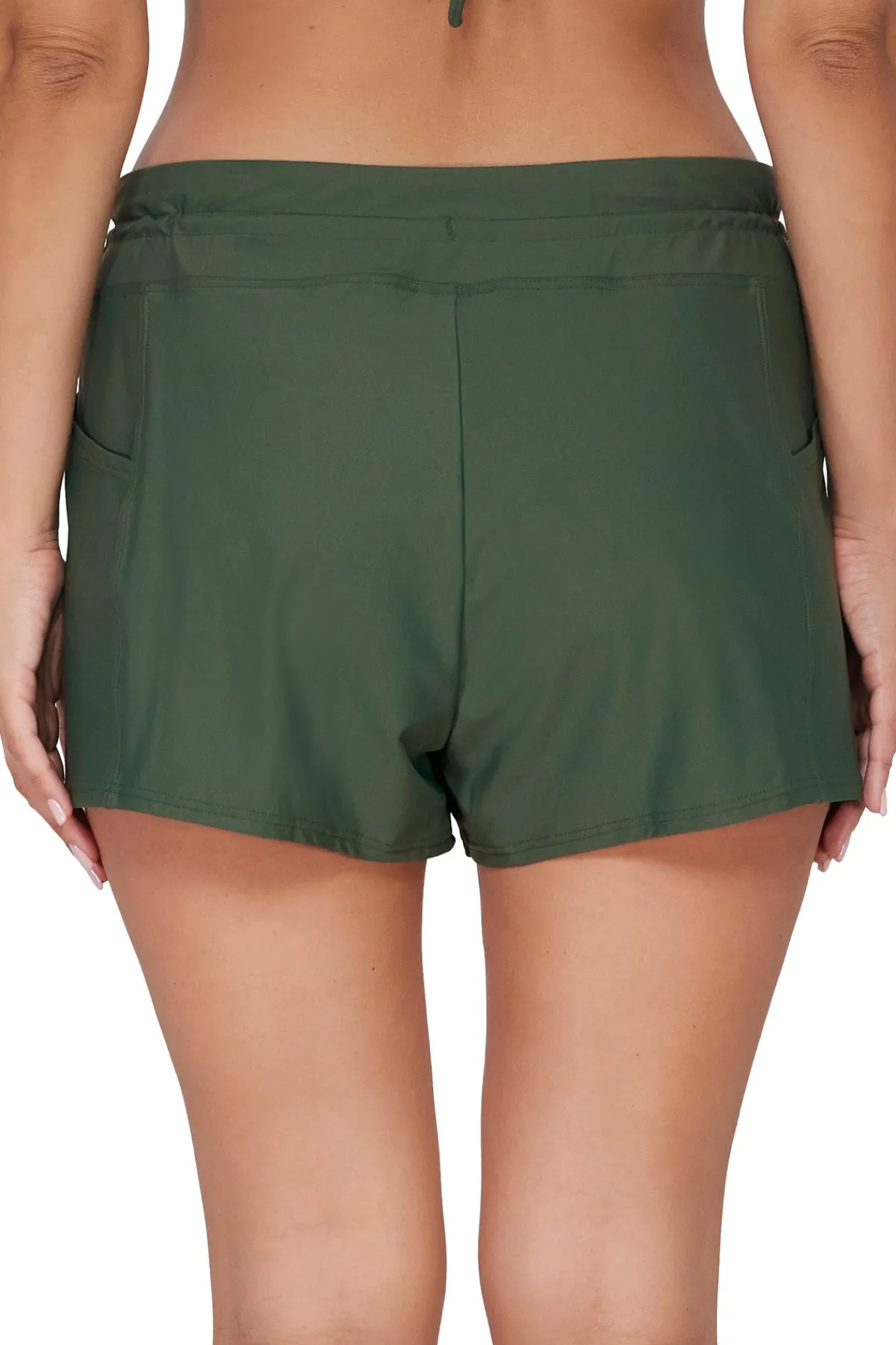 Discount Sunsets Escape Island Green Laguna Swim Short Bottom