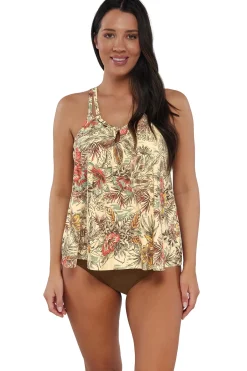 Fashion Sunsets Escape Island Spice Sadie Tankini Top