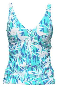 Discount Sunsets Escape Sea Breeze Sandbar Rib Emerson Tankini Top