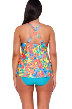 New Sunsets Escape Shoreline Petals Sadie Tankini Top