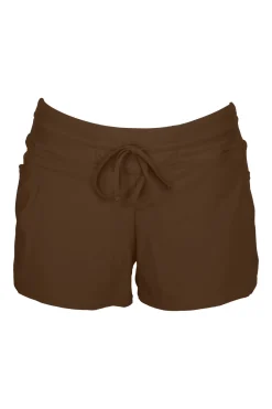 Fashion Sunsets Escape Tiki Brown Laguna Swim Short