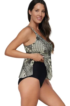 Sale Sunsets Escape Venice Seagrass Texture Marin Tankini Top
