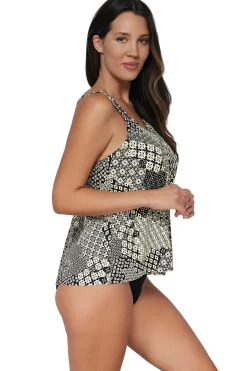 Best Sunsets Escape Venice Seagrass Texture Sadie Tankini Top