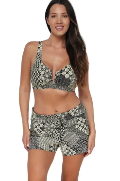 Best Sunsets Escape Venice Seagrass Texture Laguna Swim Short Bottom