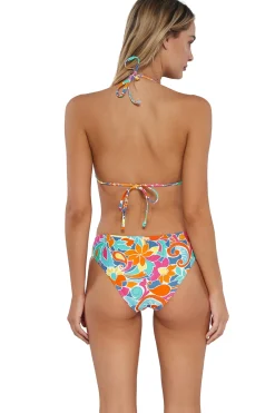 Hot Sunsets Festive Floral Sandbar Rib Collins Hipster Bottom