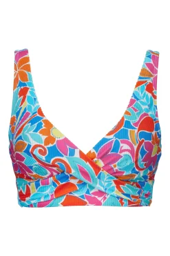 Hot Sunsets Festive Floral Sandbar Rib Elsie Top