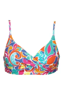 Outlet Sunsets Festive Floral Sandbar Rib Lyla Bralette Top