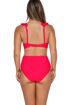 Sale Sunsets Geranium Capri High Waist Bottom