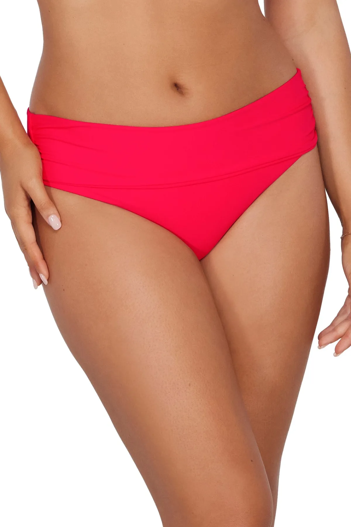 Sale Sunsets Geranium Capri High Waist Bottom