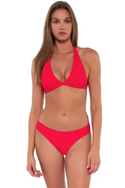 Outlet Sunsets Geranium Collins Hipster Bottom