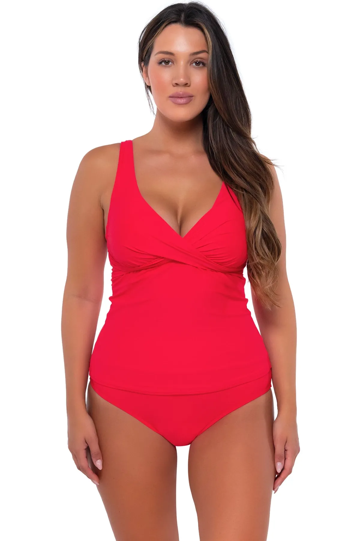 Best Sunsets Geranium Elsie Tankini Top