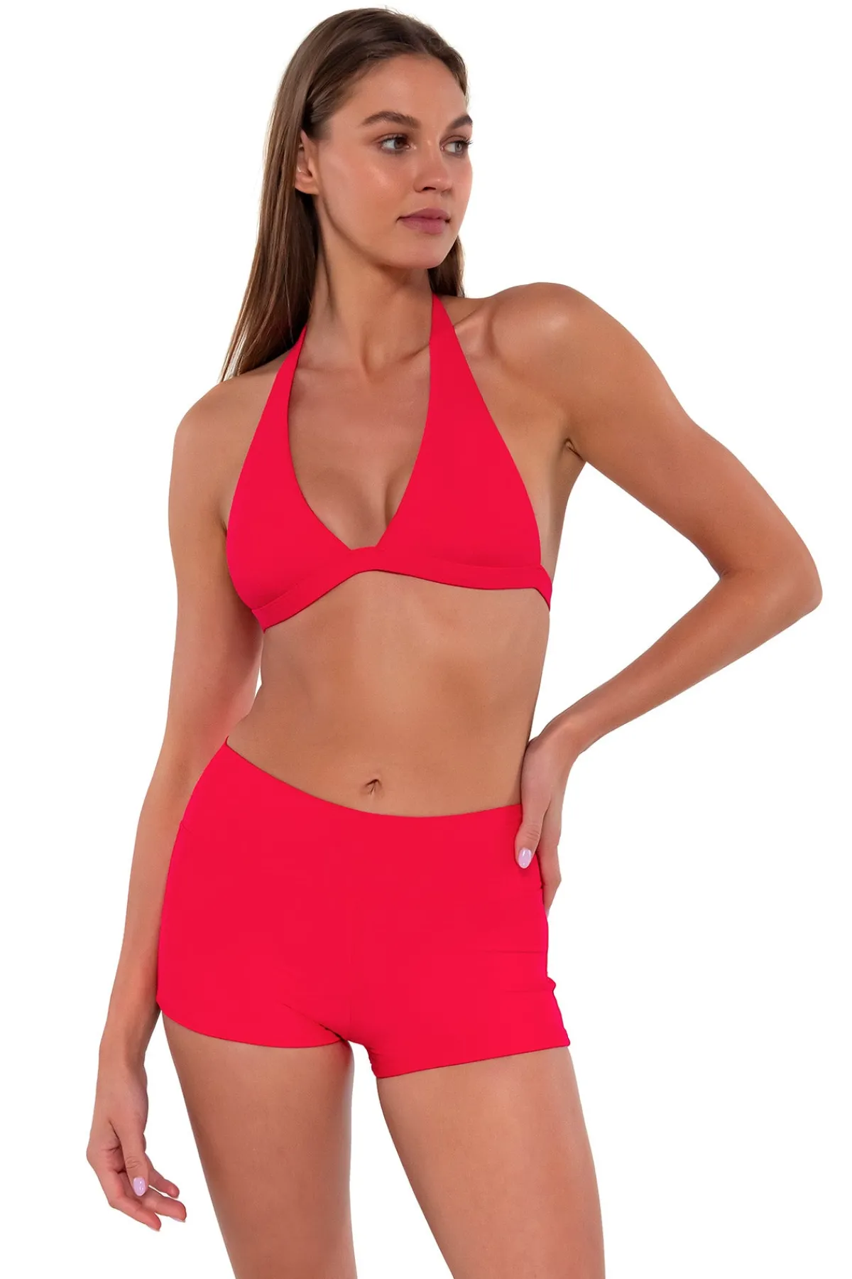Best Sunsets Geranium Kinsley Swim Short