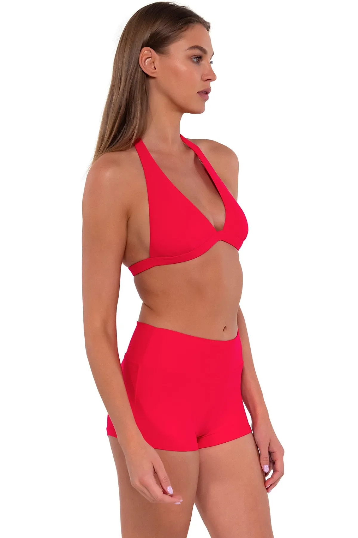 Best Sunsets Geranium Kinsley Swim Short