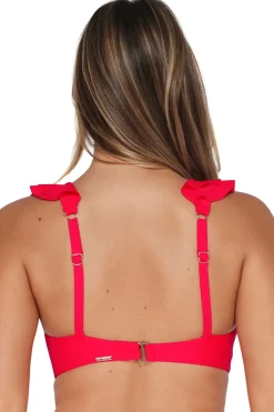 Discount Sunsets Geranium Willa Wireless Top