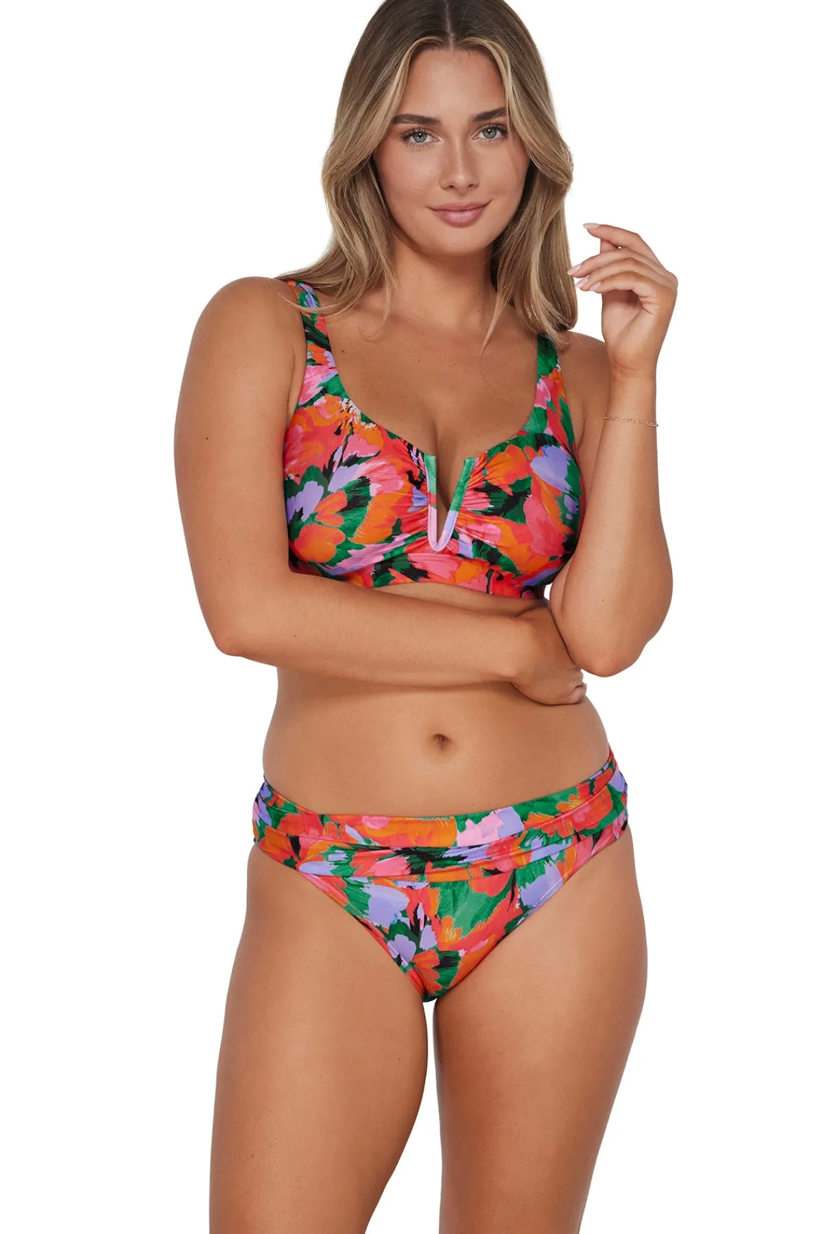 New Sunsets Hummingbird Cove Vienna V-Wire Top