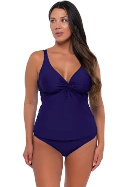 Hot Sunsets Indigo Forever Tankini Top