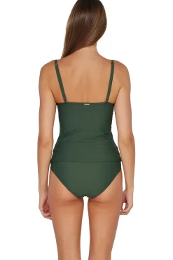 Fashion Sunsets Island Green Simone Tankini Top