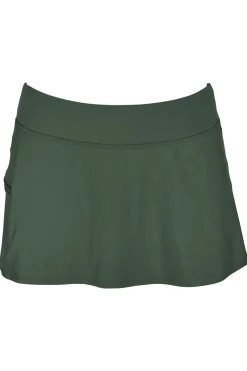 Fashion Sunsets Island Green Sporty Swim Skirt Bottom