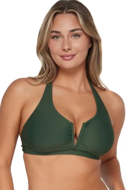 Sale Sunsets Island Green Vienna V-Wire Top