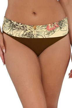 Fashion Sunsets Island Spice Capri High Waist Bottom