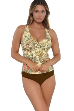 New Sunsets Island Spice Elsie Tankini Top