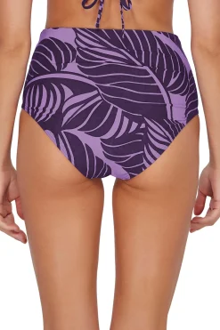 Hot Sunsets Mystic Palms Capri High Waist Bottom