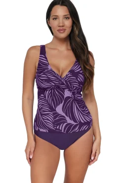 Sale Sunsets Mystic Palms Elsie Tankini Top