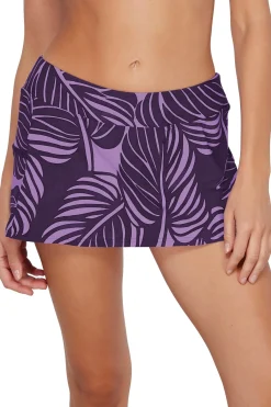Best Sunsets Mystic Palms Sporty Swim Skirt Bottom