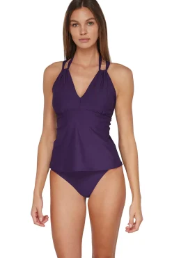 Outlet Sunsets Paradise Plum Mia Tankini Top
