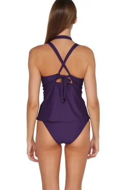 Outlet Sunsets Paradise Plum Mia Tankini Top