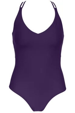 Outlet Sunsets Paradise Plum Veronica One Piece