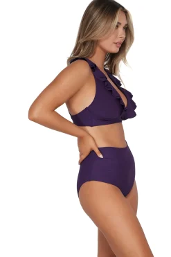 Fashion Sunsets Paradise Plum Willa Wireless Top