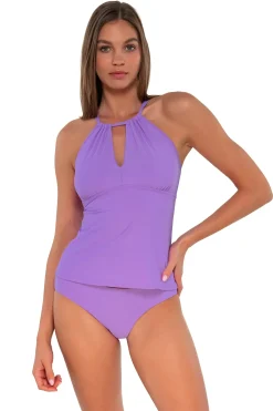 Best Sunsets Passion Flower Mia Tankini Top