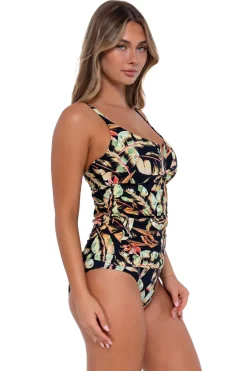 Sale Sunsets Retro Retreat Zuri V-Wire Tankini Top