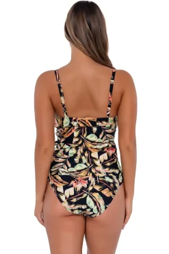 Sale Sunsets Retro Retreat Zuri V-Wire Tankini Top